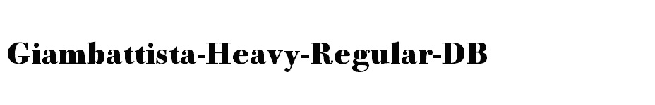 font Giambattista-Heavy-Regular-DB download