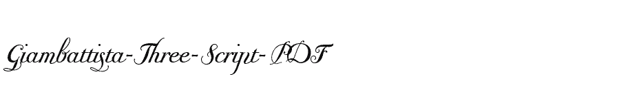 font Giambattista-Three-Script-PDF download