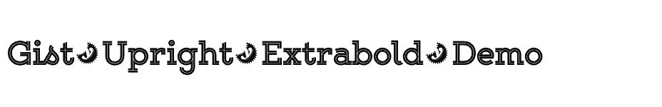 font Gist-Upright-Extrabold-Demo download