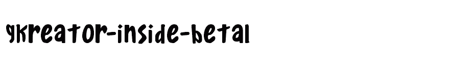 font Gkreator-Inside-Beta1 download