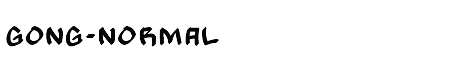 font Gong-Normal download