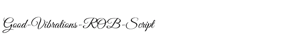 font Good-Vibrations-ROB-Script download