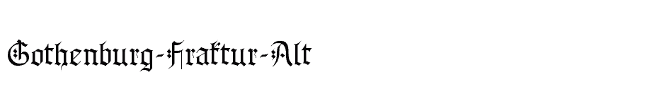 font Gothenburg-Fraktur-Alt download