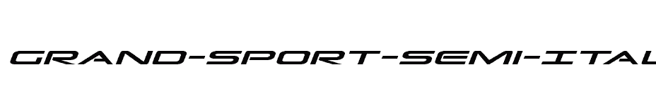 font Grand-Sport-Semi-Italic download