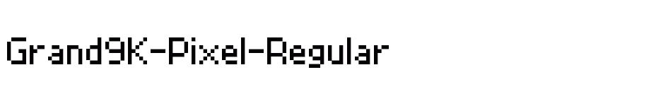 font Grand9K-Pixel-Regular download