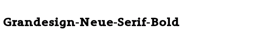 font Grandesign-Neue-Serif-Bold download