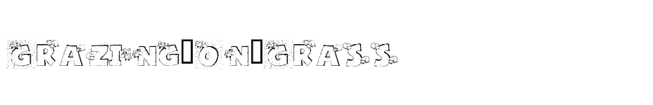 font Grazing-On-Grass download