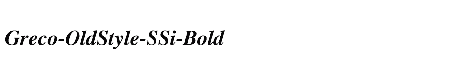 font Greco-OldStyle-SSi-Bold download