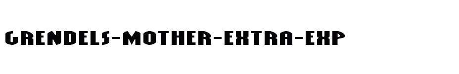 font Grendels-Mother-Extra-Exp download