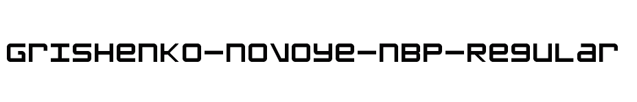 font Grishenko-Novoye-NBP-Regular download