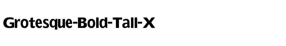 font Grotesque-Bold-Tall-X download
