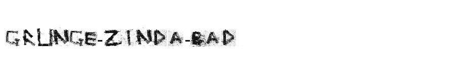 font Grunge-zinda-bad download