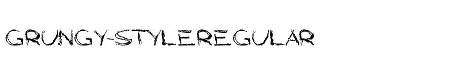 font Grungy-StyleRegular download