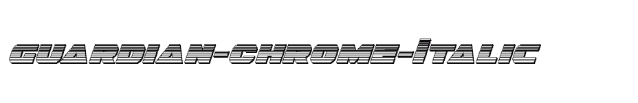 font Guardian-Chrome-Italic download