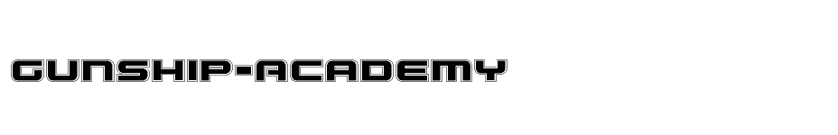 font Gunship-Academy download