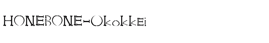 font HONEBONE-Ukokkei download