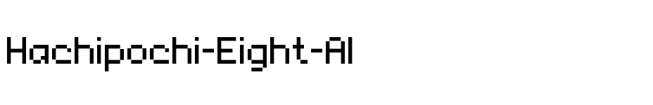 font Hachipochi-Eight-Al download