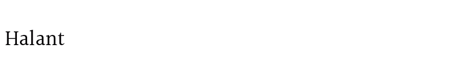font Halant download