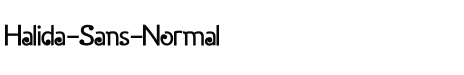 font Halida-Sans-Normal download