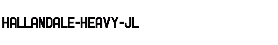 font Hallandale-Heavy-JL download