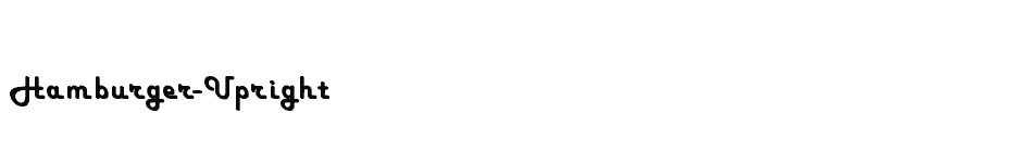 font Hamburger-Upright download