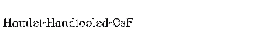 font Hamlet-Handtooled-OsF download