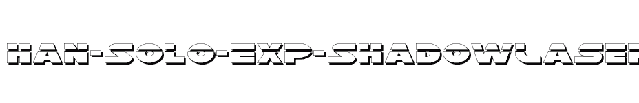 font Han-Solo-Exp-ShadowLaser download