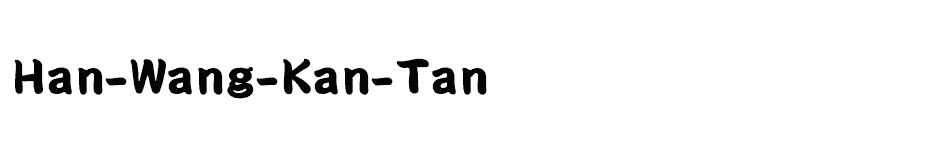 font Han-Wang-Kan-Tan download