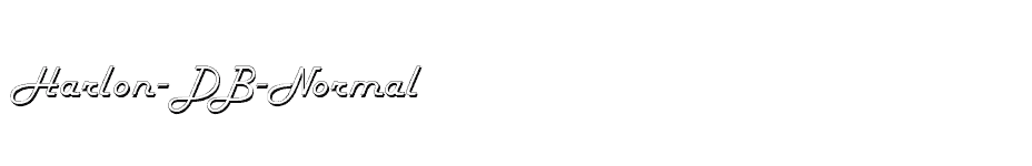 font Harlon-DB-Normal download