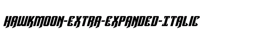 font Hawkmoon-Extra-expanded-Italic download