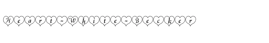 font Heart-White-Becker download