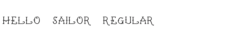 font Hello-Sailor-Regular download