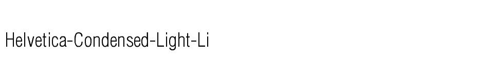 font Helvetica-Condensed-Light-Li download