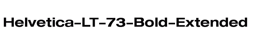 font Helvetica-LT-73-Bold-Extended download