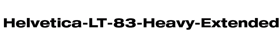 font Helvetica-LT-83-Heavy-Extended download