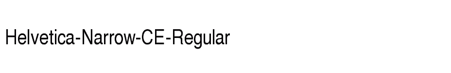 font Helvetica-Narrow-CE-Regular download