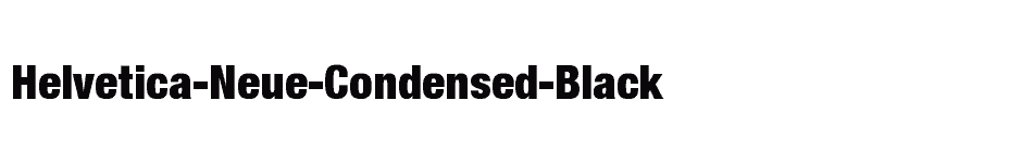 font Helvetica-Neue-Condensed-Black download