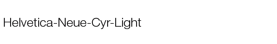 font Helvetica-Neue-Cyr-Light download
