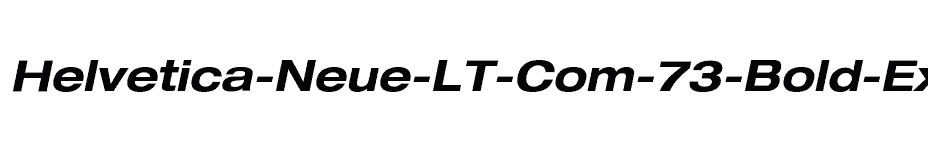 font Helvetica-Neue-LT-Com-73-Bold-Extended-Oblique download