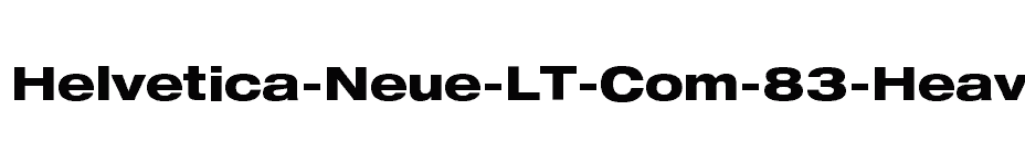 font Helvetica-Neue-LT-Com-83-Heavy-Extended download