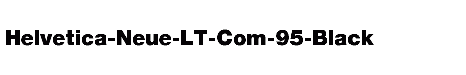 font Helvetica-Neue-LT-Com-95-Black download