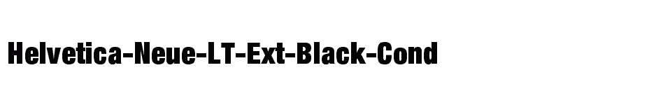 font Helvetica-Neue-LT-Ext-Black-Cond download