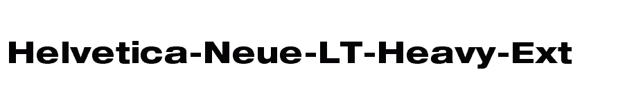 font Helvetica-Neue-LT-Heavy-Ext download