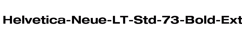 font Helvetica-Neue-LT-Std-73-Bold-Extended download