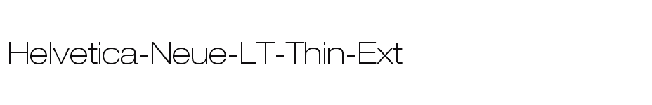 font Helvetica-Neue-LT-Thin-Ext download