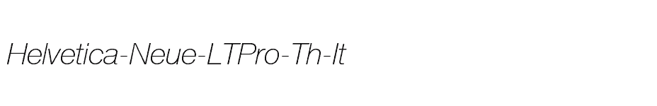 font Helvetica-Neue-LTPro-Th-It download