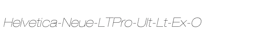 font Helvetica-Neue-LTPro-Ult-Lt-Ex-O download