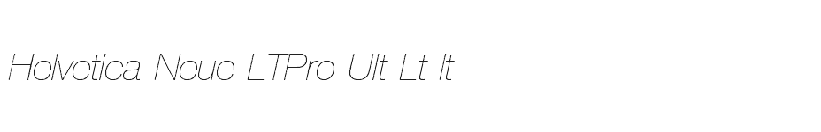 font Helvetica-Neue-LTPro-Ult-Lt-It download