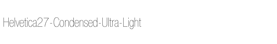 font Helvetica27-Condensed-Ultra-Light download