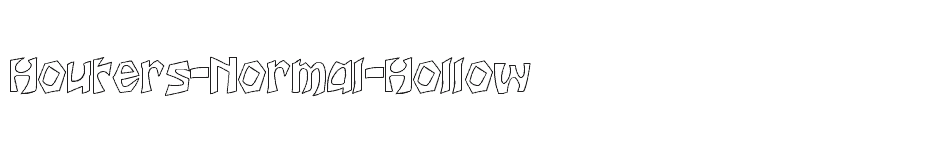 font Houters-Normal-Hollow download